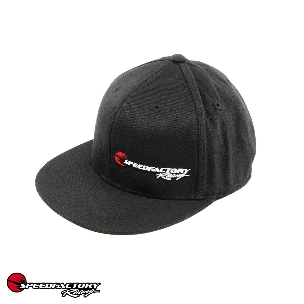 SpeedFactory Racing Logo Flex Fit Bill Flat Hat SpeedFactoryRacing - or Curved –