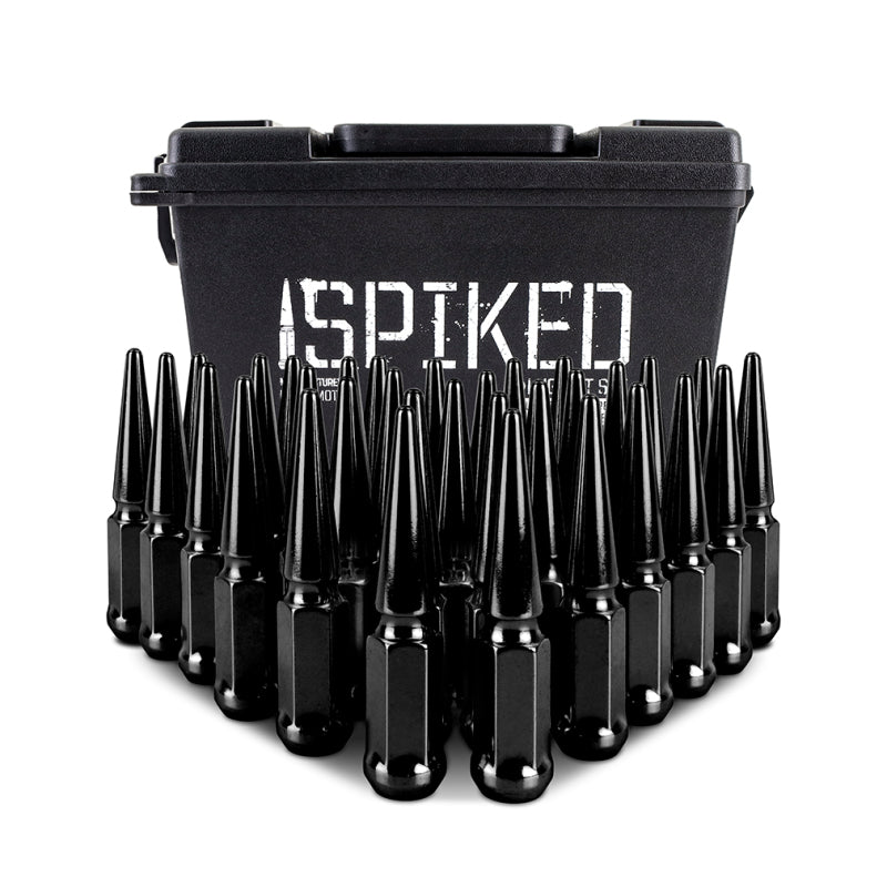 Mishimoto Mishimoto Steel Spiked Lug Nuts M14 x 1.5 32pc Set Black