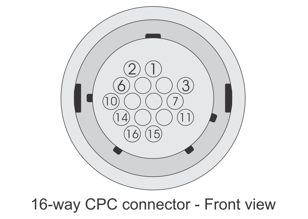 FuelTech 16-Way CPC Connector Kit