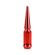 Load image into Gallery viewer, Mishimoto Mishimoto Steel Spiked Lug Nuts M14 x 1.5 24pc Set Red