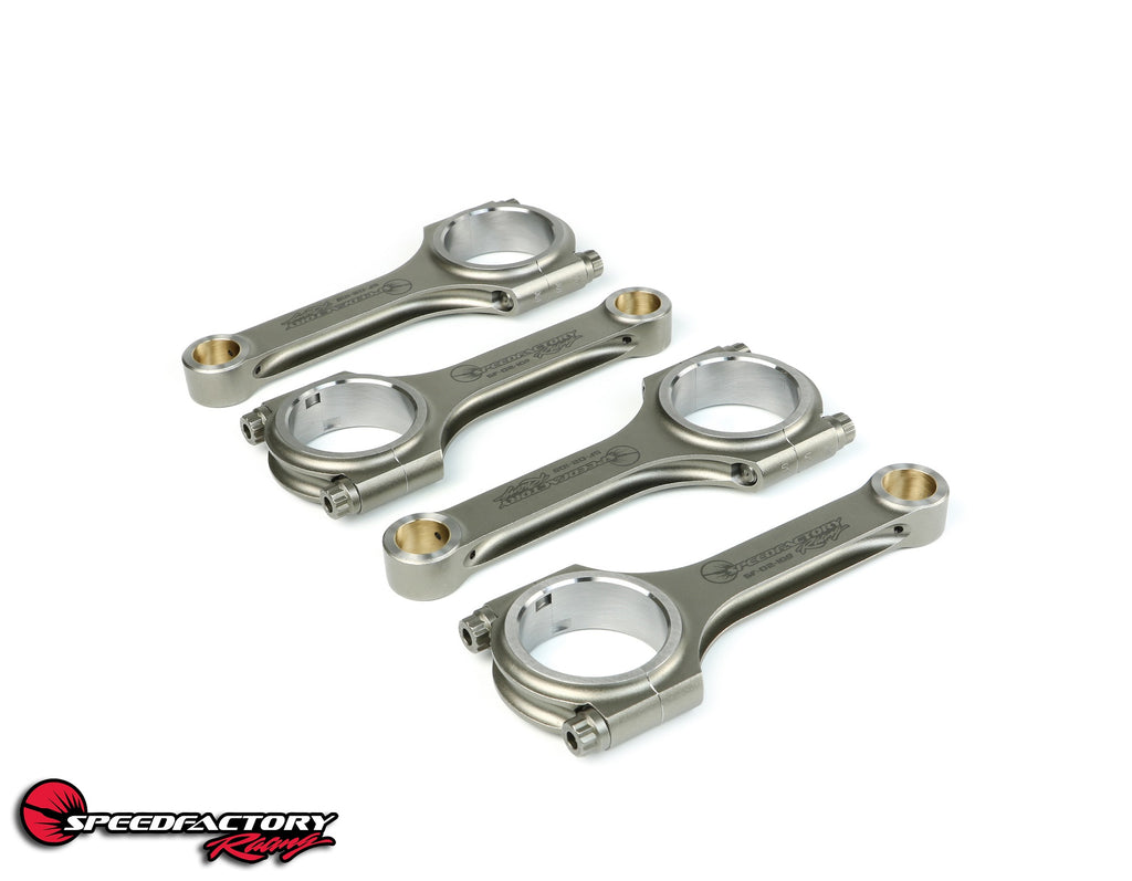 SpeedFactory Racing USDM D15B Vitara Spec No-Notch Forged Steel H-Beam Long Connecting Rods