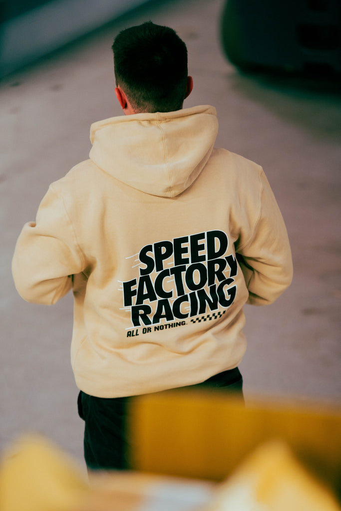 SpeedFactory Racing "All or Nothing" Hoodie (Sandstone)