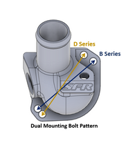 Load image into Gallery viewer, SpeedFactory Racing Billet B/D Series Thermostat Housing for Honda/Acura Engines