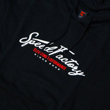 Load image into Gallery viewer, SpeedFactory Racing &quot;Elevating Performance&quot; Hoodie (Black)