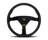 Momo MOD78 Steering Wheel 320 mm - Black Suede/Black Spokes