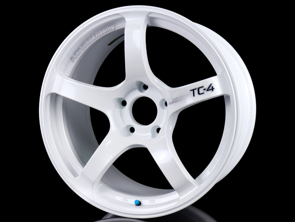 Advan Racing TC4 Wheels - White / 18x9.5 / 5x120 / +38 - JHPUSA 