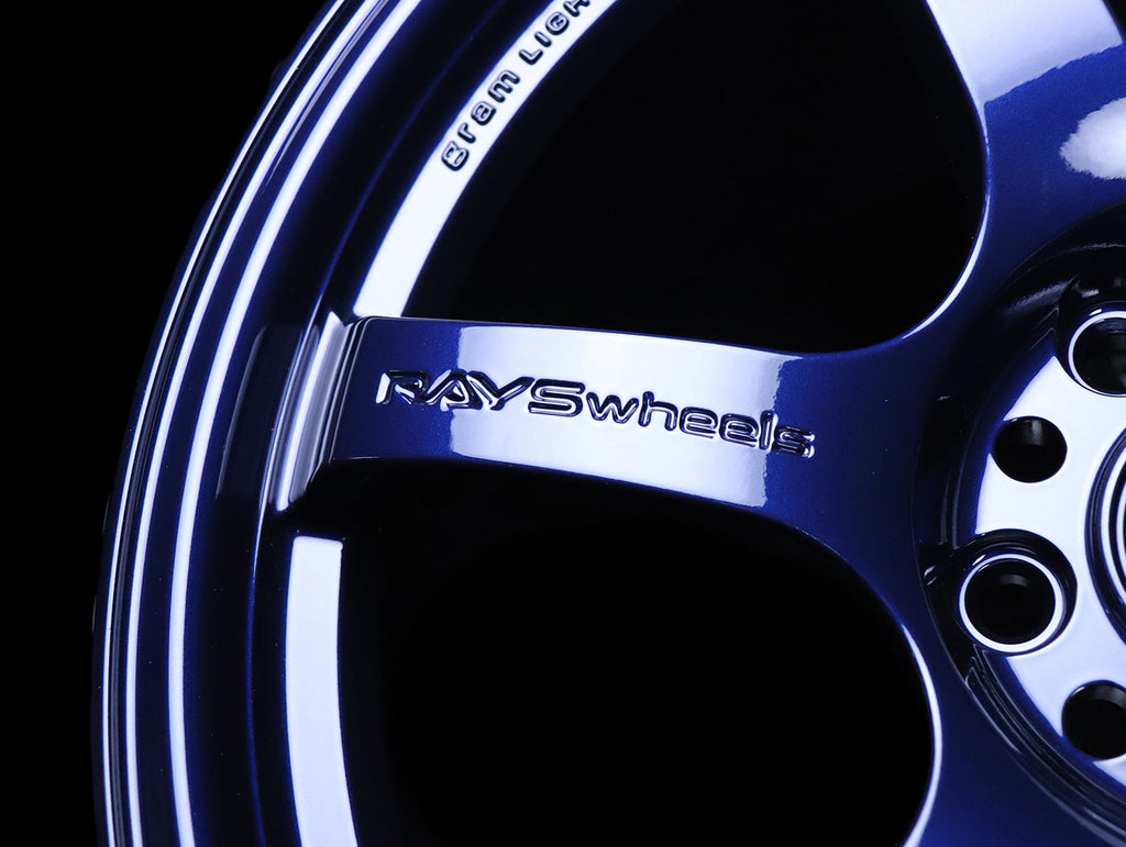 Rays Gram Lights 57DR Wheels - Eternal Blue Pearl 18x9.5 / 5x114 / +38