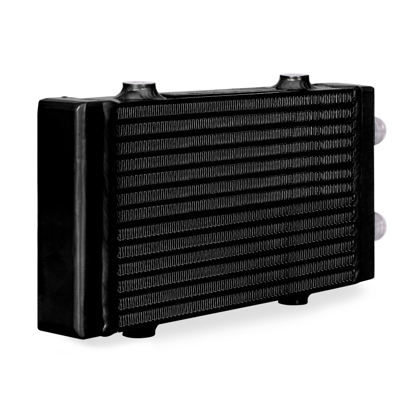 Mishimoto Universal Small Bar and Plate Dual Pass Black Oil Cooler