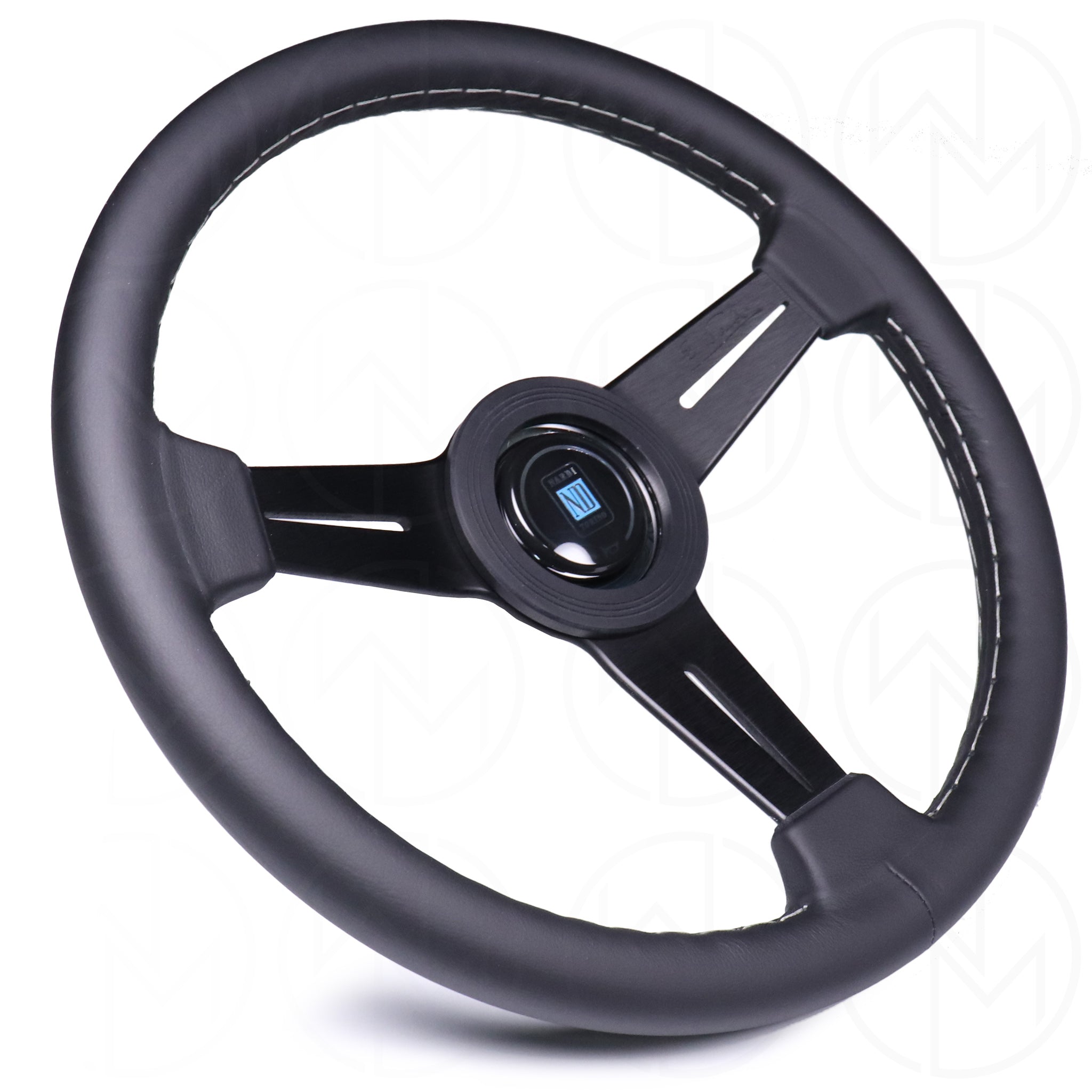 Nardi Classic Steering Wheel - 330mm Leather w/Black Spoke & Ring