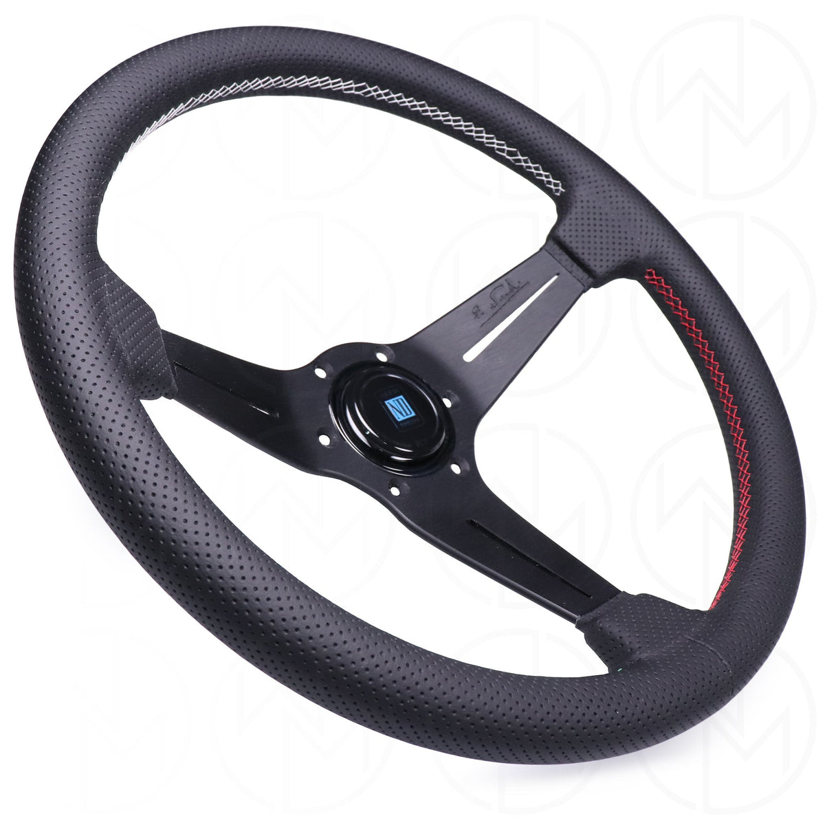 Nardi Sport Rally Deep Corn Sectors Steering Wheel - 350mm Perforated ...