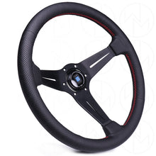 Load image into Gallery viewer, Nardi Sport Rally Deep Corn Steering Wheel - 350mm Perforated Leather w/Red Stitch