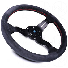 Load image into Gallery viewer, Nardi Sport Rally Deep Corn Steering Wheel - 330mm Suede w/Red Stitch