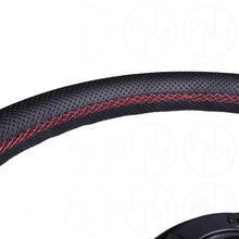 Load image into Gallery viewer, Nardi Gara Steering Wheel - 350mm Perforated Leather w/Red Stitch