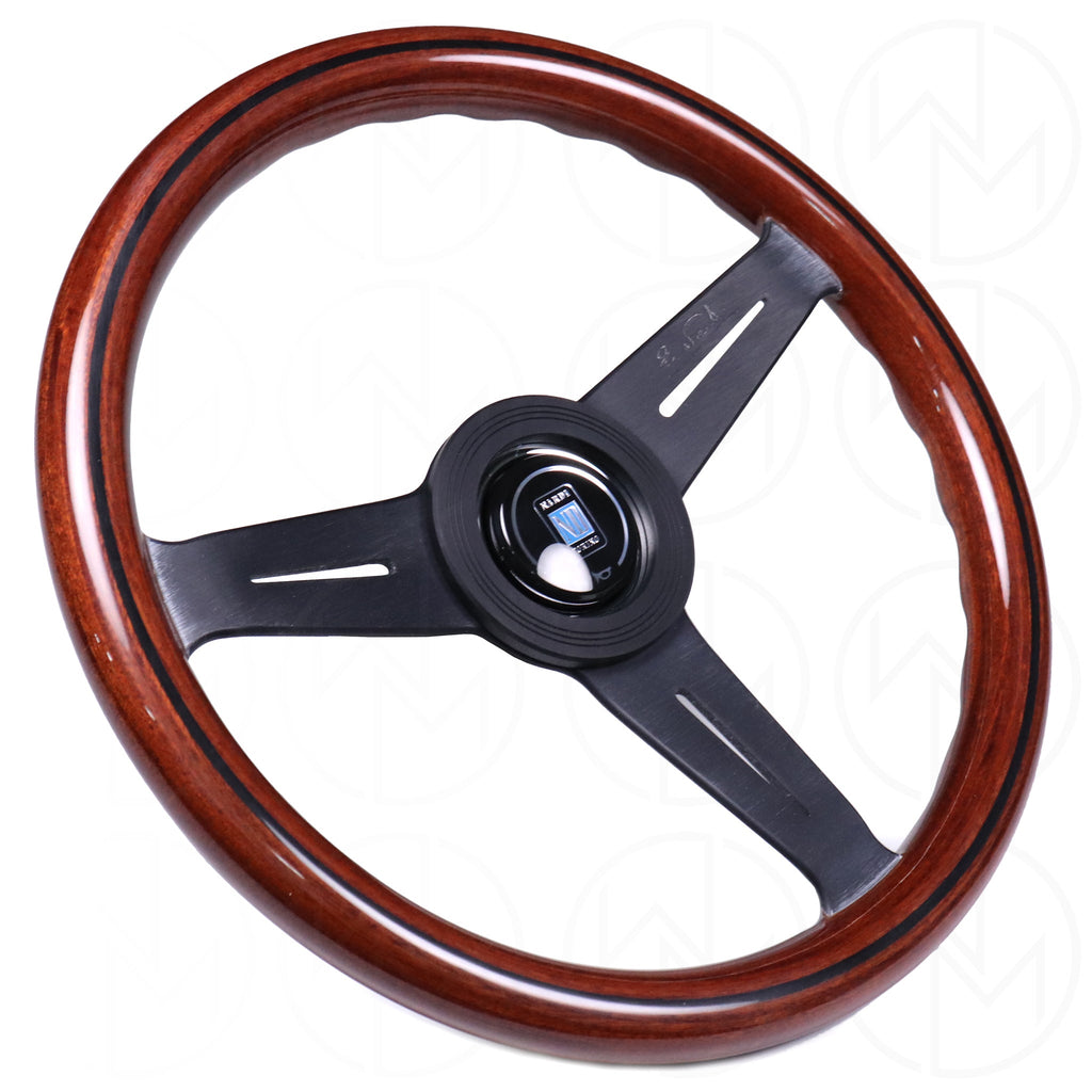 Nardi Classic Wood Steering Wheel - 330mm Black Spokes