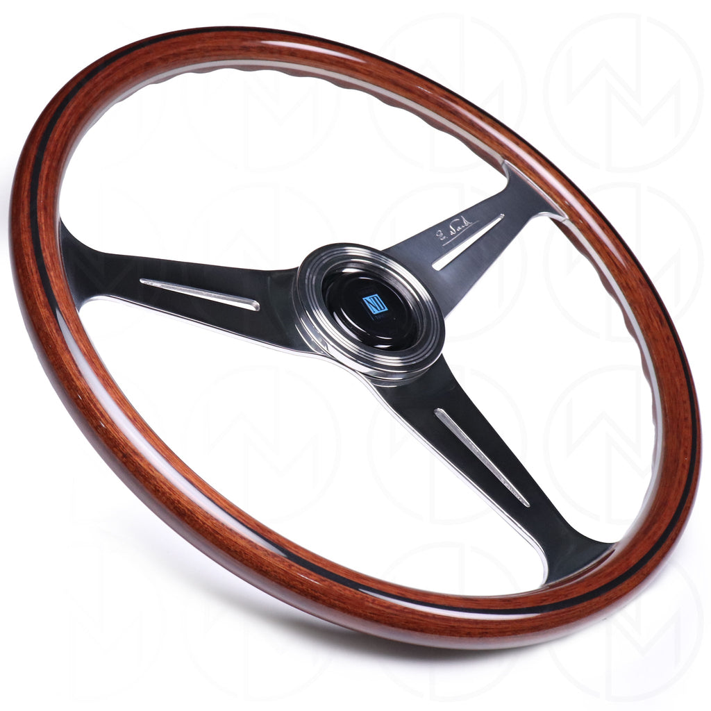 Nardi Classic Wood Steering Wheel - 390mm Polished Spokes