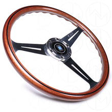 Load image into Gallery viewer, Nardi Classic Wood Steering Wheel - 360mm Polished Spokes w/ Ring Screws