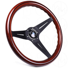 Load image into Gallery viewer, Nardi Wood Deep Corn Steering Wheel - 350mm Black Spokes