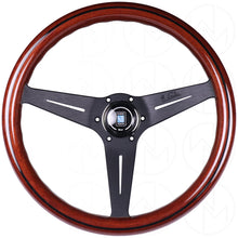 Load image into Gallery viewer, Nardi Wood Deep Corn Steering Wheel - 350mm Black Spokes