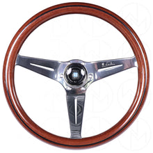 Load image into Gallery viewer, Nardi Wood Deep Corn Steering Wheel - 350mm Polished Spokes