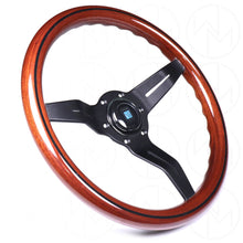 Load image into Gallery viewer, Nardi Wood Deep Corn Steering Wheel - 330mm Black Spokes